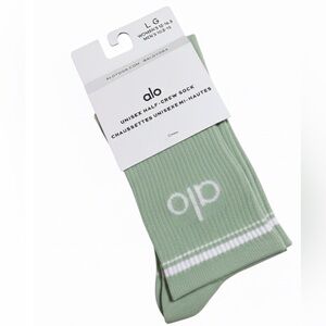 ALO Yoga Unisex Half-Crew Socks - Sage Green